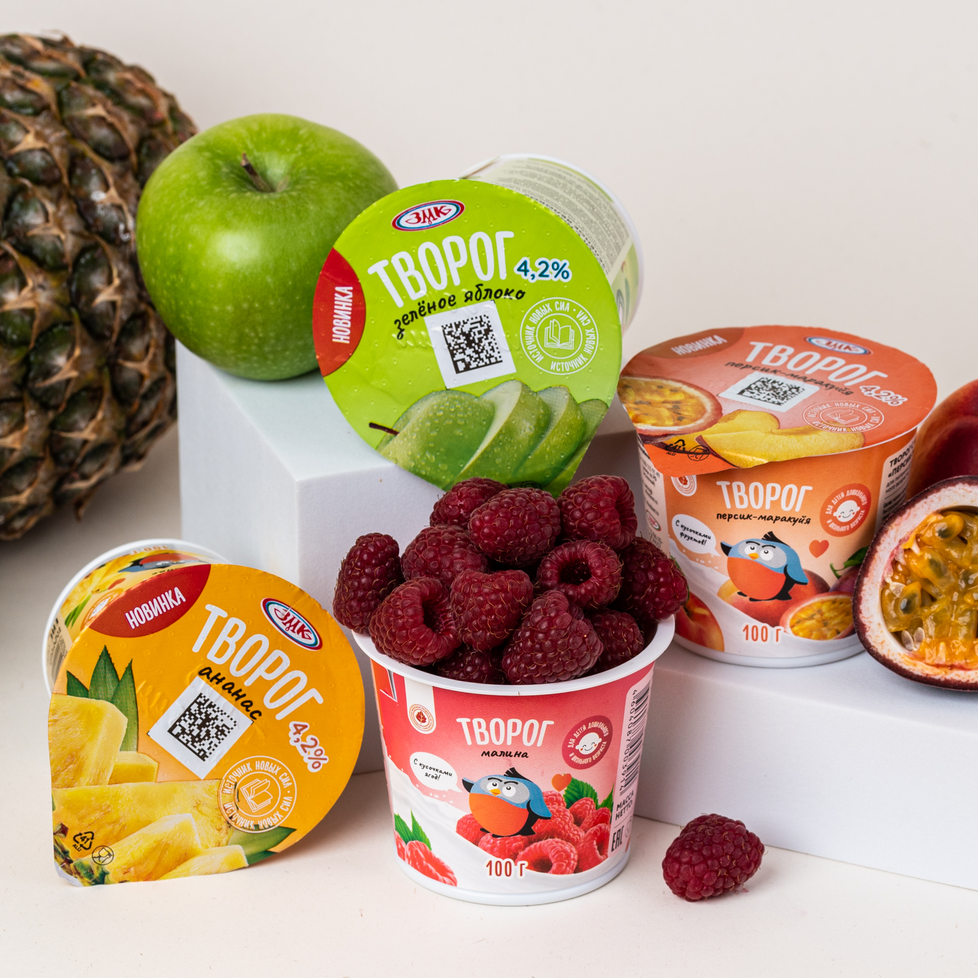 ЗМК расширил линейку фруктовых творогов для детей старше 3-х лет