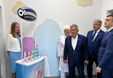 ЗМК принял участие в оформлении новой молочной кухни в Осиново