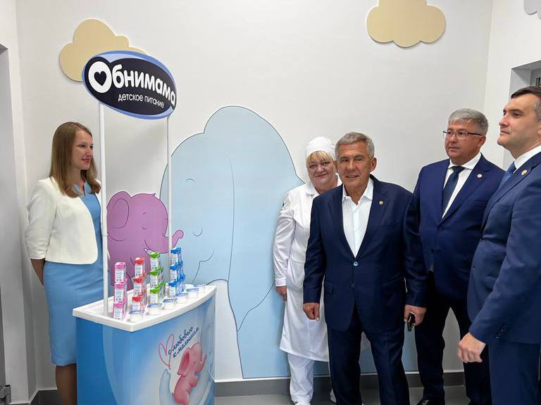 ЗМК принял участие в оформлении новой молочной кухни в Осиново